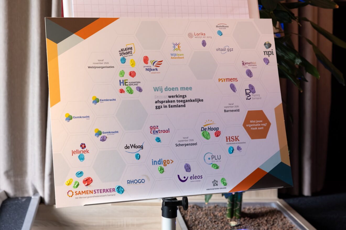 Nieuwe ggz-samenwerkingsafspraken in regio Eemland maken snellere hulp mogelijk